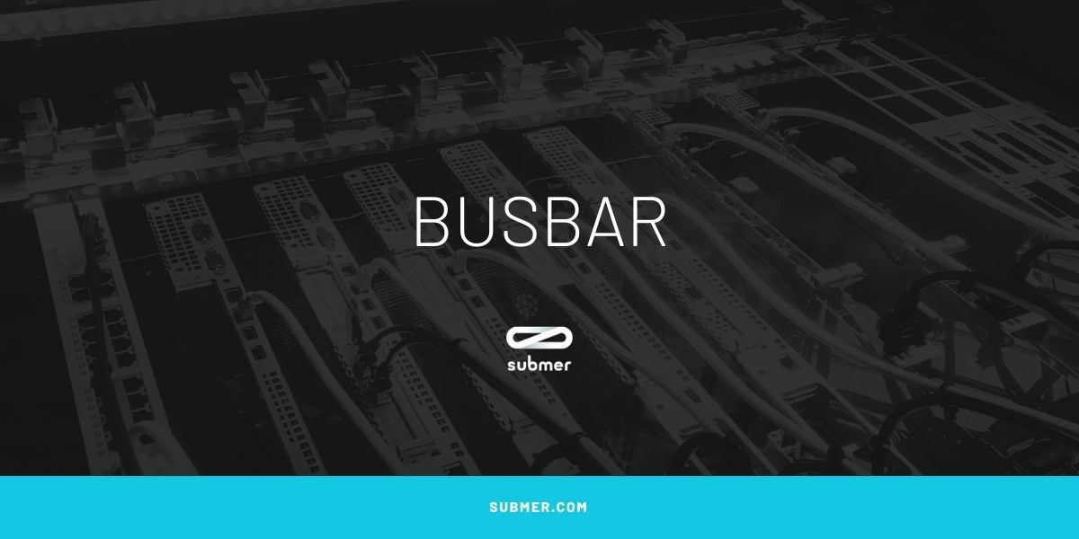 What is a busbar used for