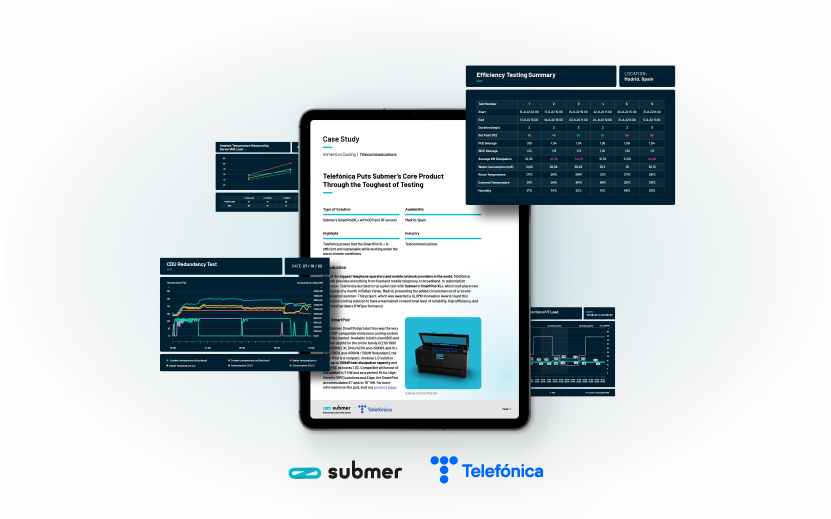 Telefónica Tests Immersion Cooling for Telecommunications